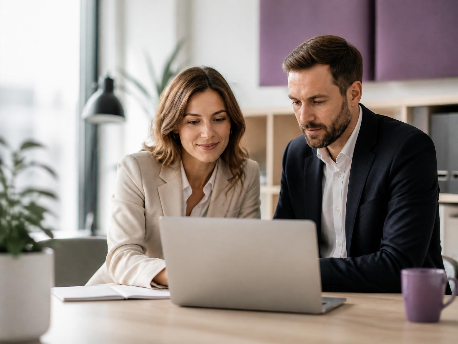 Unternehmensmitarbeiter verwalten Technik und Equipment mit Miet.net Business